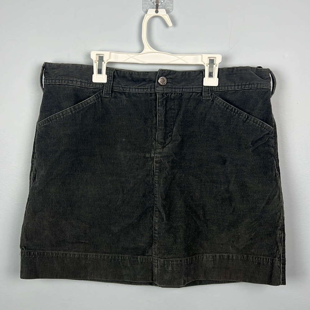 Mountain Hardwear Black Corduroy Skirt